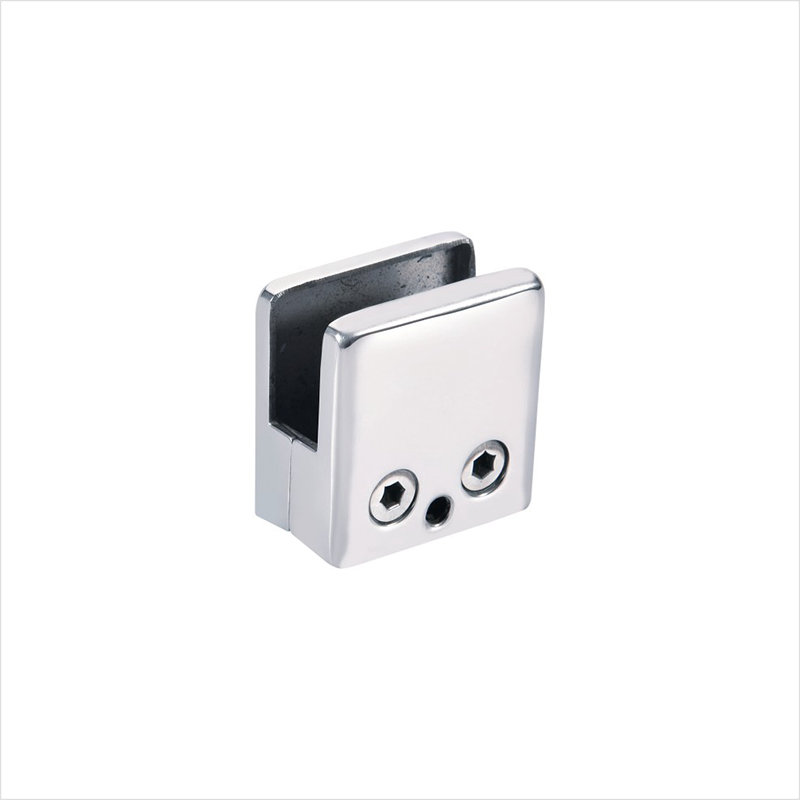 Newest stainless steel handrail glass clamp, glass clip for railing post