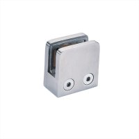 Hot sale Stainless Steel 304 Square shape Glass clamp clip glass clamp holder Stainless steel railing clamps