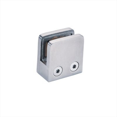 Hot sale Stainless Steel 304 Square shape Glass clamp clip glass clamp holder Stainless steel railing clamps