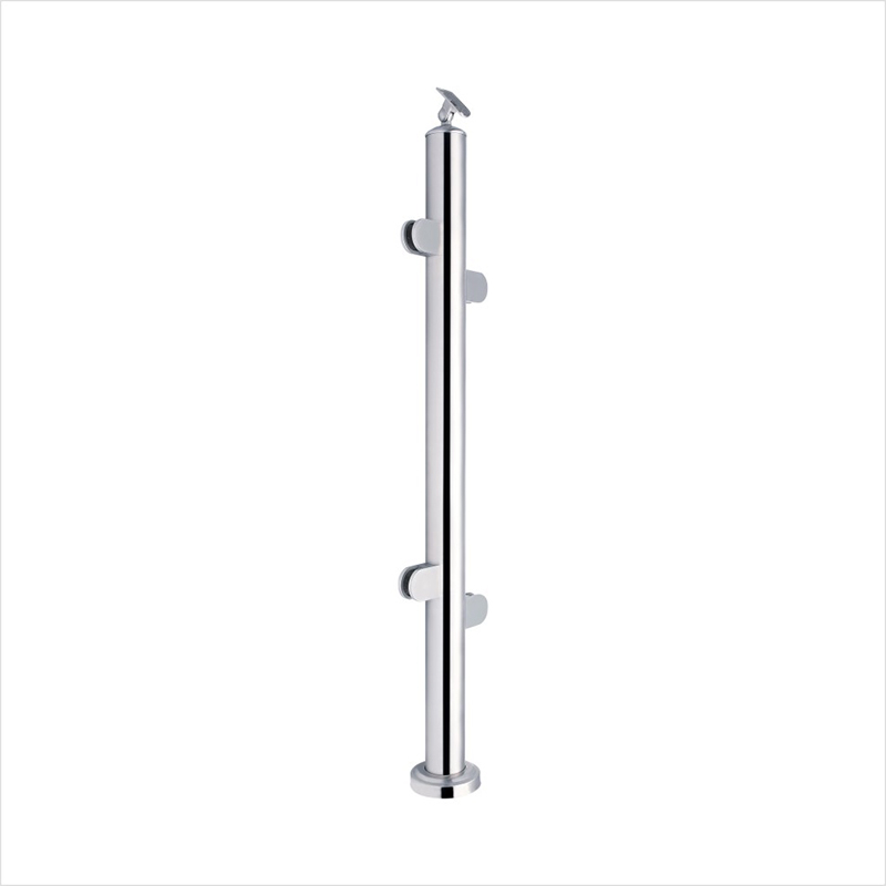 Easy Installation Stainless Steel Glass Railing Pillar Balcony Balustrades Handrail Stairs Stand Post Column made in China