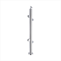 Easy Installation Stainless Steel Glass Railing Pillar Balcony Balustrades Handrail Stairs Stand Post Column made in China