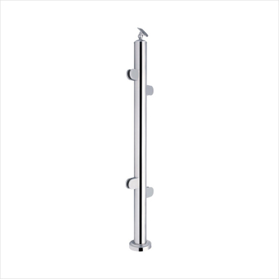 Easy Installation Stainless Steel Glass Railing Pillar Balcony Balustrades Handrail Stairs Stand Post Column made in China