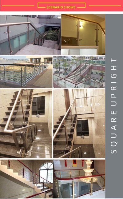 Handrail assembling technology in staircases