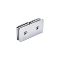180 Degree Glass to Glass Corner Connector/ Shower Door Stainless Steel Glass Clip/ Fixing Bracket Clamp Glass Connector