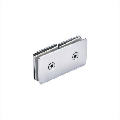 180 Degree Glass to Glass Corner Connector/ Shower Door Stainless Steel Glass Clip/ Fixing Bracket Clamp Glass Connector